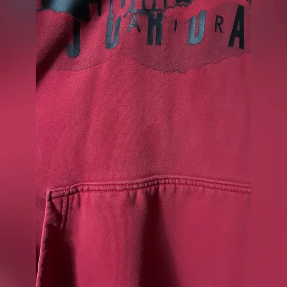 Traded* Vintage Maroon Jumpman Jordan Hoodie - Picture 4 of 5